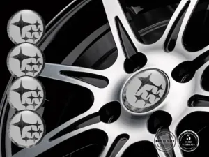 Subaru Aufkleber Dome Stil Premium Radlogos